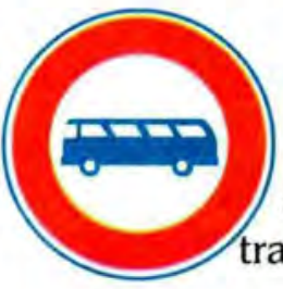ممنوع مرور الحافلات
Accès interdit aux véhicules de transport en commun