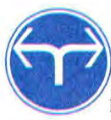 إتجاه إجباري إلى اليمين أو إلى اليسار عند التقاطع
Directions obligatoires à la prochaine intersection